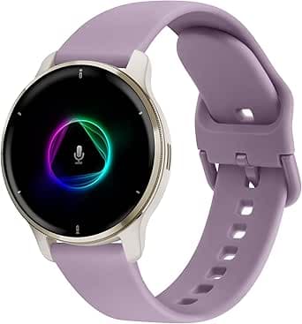 موجوست سوار لساعة جارمين فينو/فينو 2 بلس/فينو اس كيو/فينو اس كيو 2 للرجال والنساء، سوار بديل من السيليكون الناعم 20 ملم لسوار جارمين فينو اس كيو 2