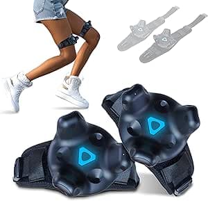 سكاي وين احزمة تتبع الواقع الافتراضي لجهاز تتبع نظام اتش تي سي فايف - احزمة قابلة للتعديل لتتبع الجسم بالكامل في الواقع الافتراضي (1 حزام ساق)